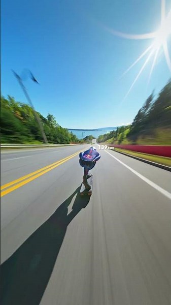 WORLD RECORD Skateboard Speed 🛹