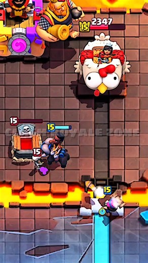 Firecrackers Handover the attack #clashroyale