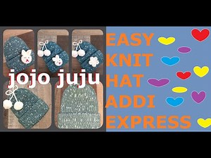 HOW TO KNIT A EASY BEANIE | ADDI EXPRESS