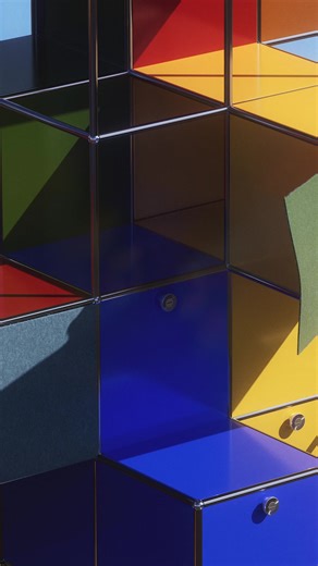 Explore a new addition to the icon: USM Haller Soft Panels are available. Transform your furniture with soft textures and playful patterns, allowing you to further customise your living space and office in new colours. Easy to add, flip, slide and swap as your needs change. 🧡 Get yours here: https://brnw.ch/21wYTlg | El Greco Gallery