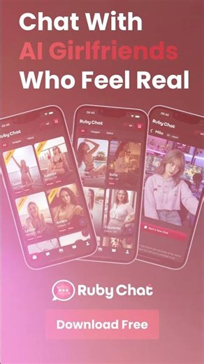 Ruby Chat AI Girlfriend App - Free on iOS and Android
