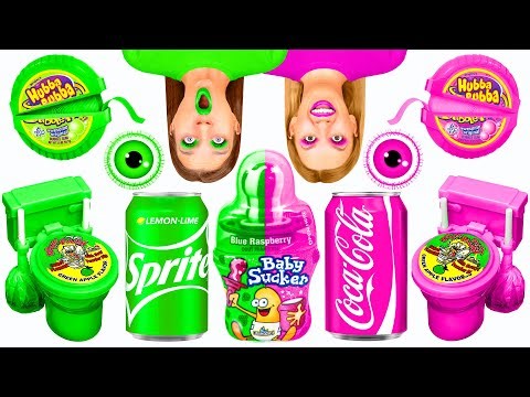 Eating Only One Colored Food For 24 Hours Challenge | Edible Battle by BooBoom Challenge