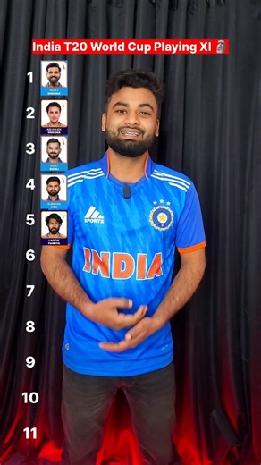 Saurabh Tiwary on Instagram: "India T20 World Cup Playing XI 🗿"