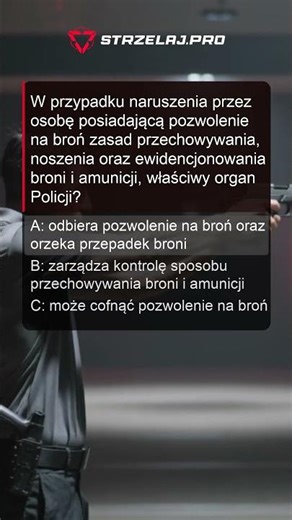 Przyczyny cofnięcia pozwolenia na broń | Prawo i pozwolenia