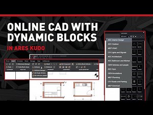 Online CAD with Dynamic Blocks in ARES Kudo