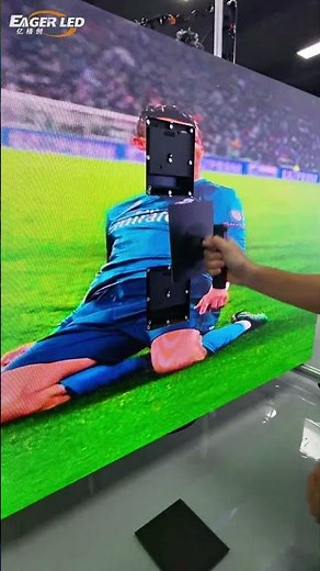 Big screen, big game atmosphere. ⚽ #leddisplay #eagerled #ledscreen #ledwall #indoorledscreen