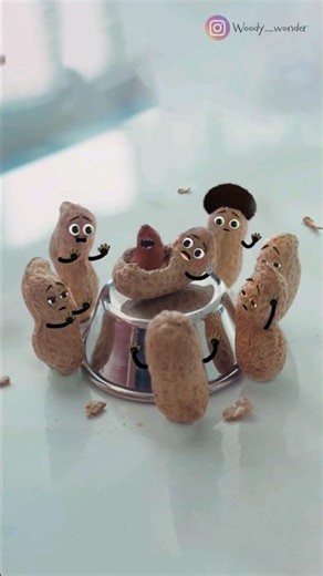 PEANUT ALIEN BIRTH - WAIT FOR THE END👽🤣 #animation #alien #peanut