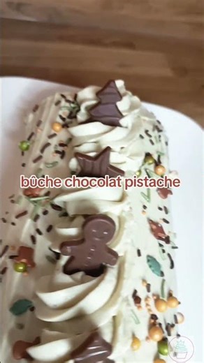 Bûche chocolat pistache facile et inratable