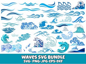 Ocean Wave SVG Bundle: Mandala Vector Cut Files (digital Download) - Etsy Canada
