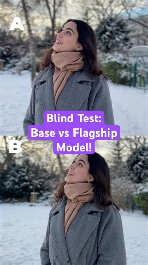 Blind Test Time: iPhone Base model vs Flagship!