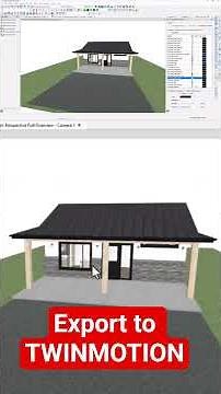 Chief Architect to Twinmotion - Easy Method #twinmotion2025 #chiefarchitect #exteriordesign