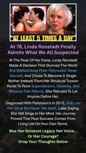 🎤❤️ Linda Ronstadt Finally Shares the Truth About Her Remarkable Life 🌟🎶