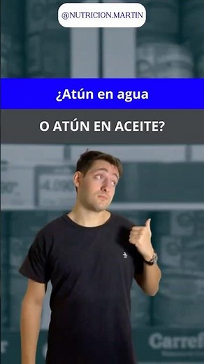 ¿Es mejor comer atún en agua o atún en aceite?