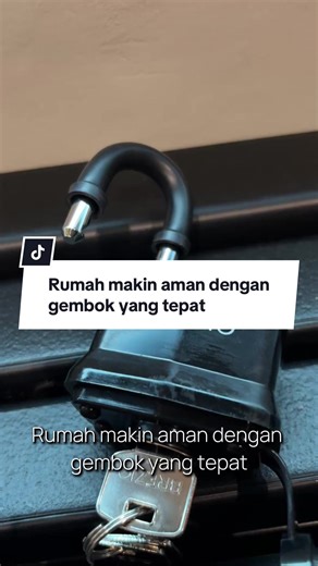 Rumah makin aman dengan gembok yang tepat