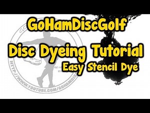 Disc Dyeing Tutorial: Easy Stencil Dye