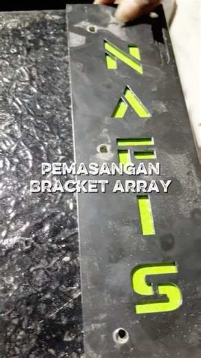 Pemasangan bracket line array #boxspeaker