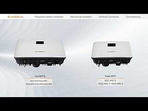 SG5.0RS - Sungrow Installation & Commissioning Video