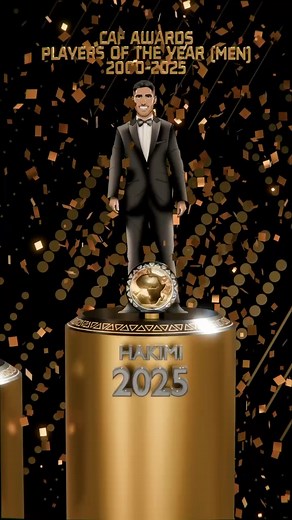 Adding to the legacy: Achraf Hakimi. 🤩🇲🇦 #CAFAwards2025 | TotalEnergies Africa Cup of Nations