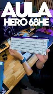 The ideal keyboard for playing CS and other competitive games! Aula Hero 68HE
