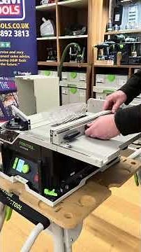 Compact, cordless, precise- the Festool CSC SYS 50 Table Saw 😍