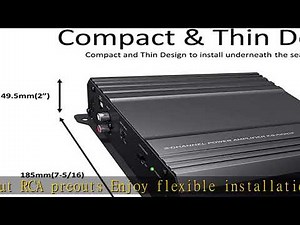 JVC KS-AX202 300W AX Series Class AB 2 Channel Amplifier