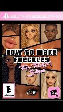FiveM skin freckles tutorial that actually looks natural #fivem #skincreation