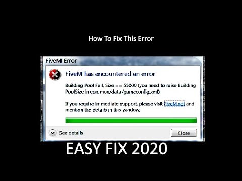 How To Fix Poolsize Error FiveM!