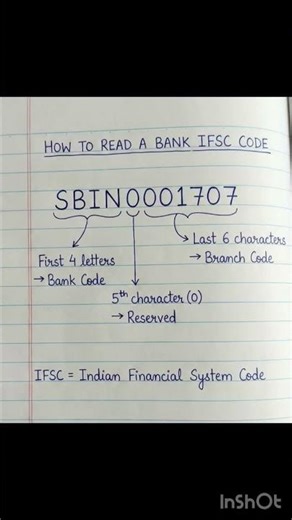 How to read Bank IFSC code #exam #cbseboardexamlatestupdate #schoolgrade