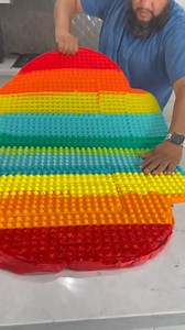 I made a Giant Among us Slime pop it #popit #slime #fidget #asmr #foryoupage | Izzyandmarys Dad