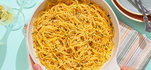 Creamy Lemon Spaghetti with Breadcrumbs Recipe | SideChef