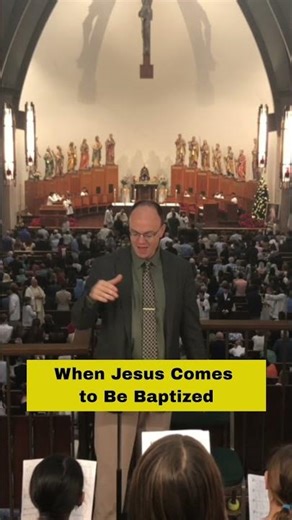 When Jesus Comes to Be Baptized #hymns #catholicmass #jesuschrist #baptism #christian #catholic