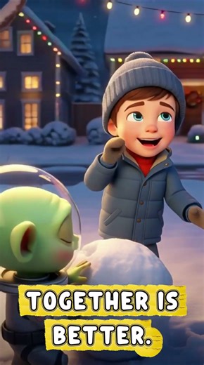 The Sad Boy and the Broken Snowman 💔 #Shorts #Snowman #Inclusion #StopBullying #Animation #WinterFun
