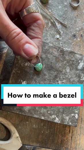 Silversmithing 101: Making a Bezel for Stones