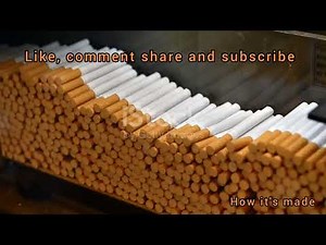 Inside the Smoke: The Manufacturing Process of Cigarettes | how its made