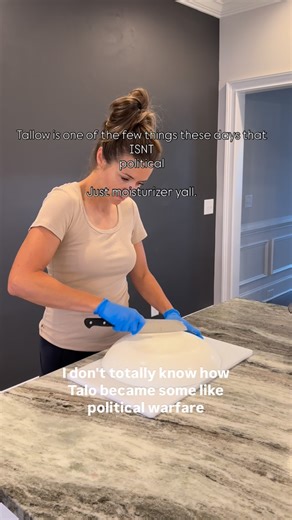 Jess Perez | Rancher • Tallow • Recipes on Instagram: "I’ve seen some people on this app roping all tallow users into one demographic-let me assure you. It’s not affiliated with any political group. 👋🏼 I’m Jessica, a 5th-generation farmer, female rancher, and mom of 4. On our ranch in Alabama, we raise cattle start-to-finish and ship beef straight from our pastures to your plate. 🥩🐄 Nothing goes to waste here—we also hand-whip and pipe nourishing tallow balms from the same cattle, so you can