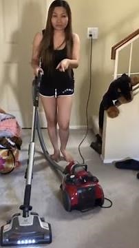 Vacuuming Carpet Part 1
