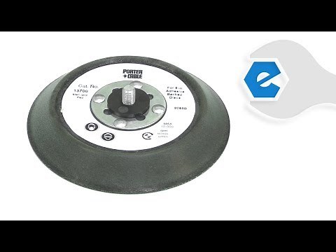Porter Cable Sander Repair - Replacing the Sanding Pad (Porter Cable Part # A14390)