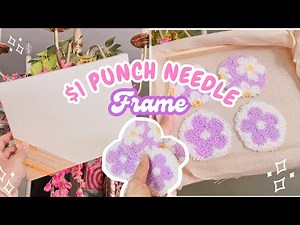 Making an Easy DIY $1 Punch Needle Frame