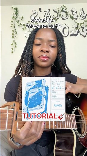 Seasons by Wave to earth guitar tutorial #guitarist #shorts #guitartutorial