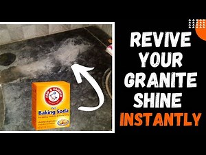 How to Remove Hard Water Stains From Granite Countertops (In Just 5 Minutes)