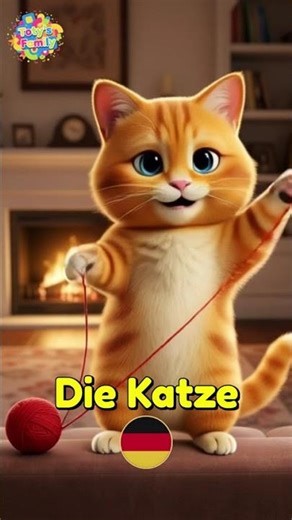 Animals English & German : The Cat - Die Katze
