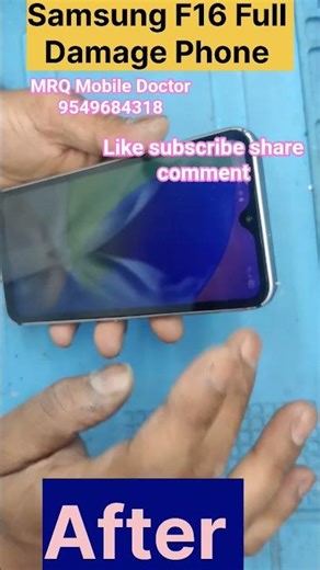 Samsung F17 Display Full Body change #music #smartphone #song #tech #brokenfix #cameraglass #viral