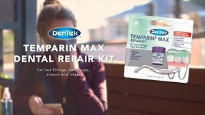 DenTek Temparin Max Home Dental Repair Kit for repairing lost fillings and loose caps, crowns or ...