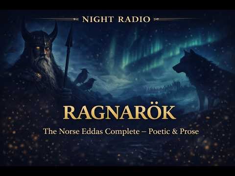 The Norse Eddas Complete — Poetic & Prose | Ancient Prophecy & Epic Tales | Night Radio: Mythology