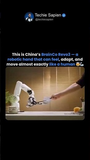 BrainCo Revo3: China’s New Human-Like Robotic Hand That Moves Like a Real Human 🤯