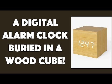 The Simple & Elegant MICAR Digital Wood Clock Reviewed