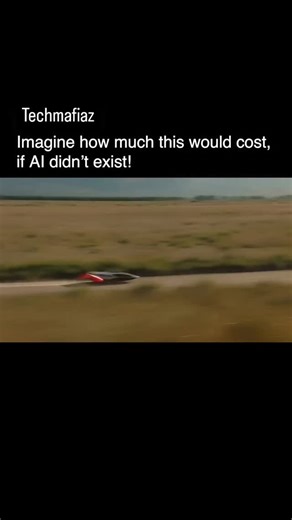 Technology Mafia on Instagram: "A short Al-generated clip is going viral, and it's quietly showing how fast video production is changing. The scene lasts only seconds, a futuristic vehicle racing across an open landscape before transforming into a rocket and launching skyward, yet it looks like something pulled from a high budget sci-fi film. What makes it different is how it was made. No film crew, no VFX house, just generative Al tools. Analysts say this shift is already reshaping the industry