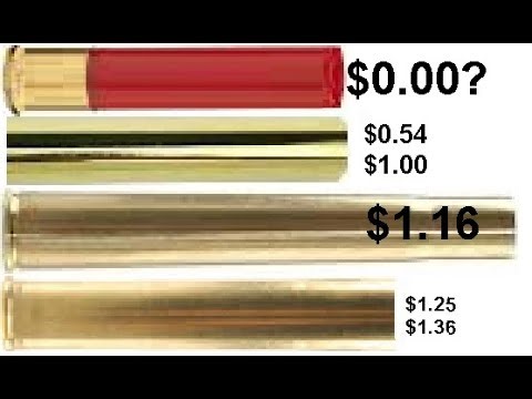 full brass; ready made, DIY, or fire formed substitute .410 shell safety & cost vs free reloading