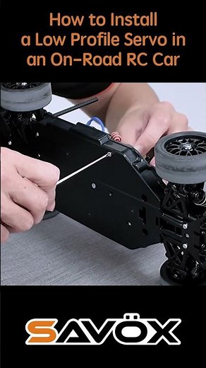 【SAVOX】How to Installa SAVOX Low Profile Servo inan On-Road RC TAMIYA Car #rcservo #savox #racing