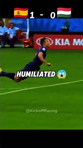 This World Cup Match Humiliated Spain 😱⚽